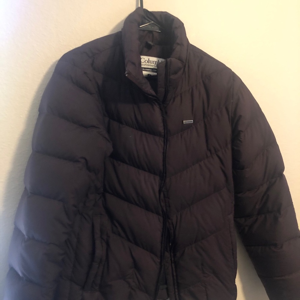 Columbia Women Plum Down Puffer Jacket Siz…
